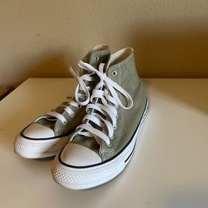 Womens Green Converse High Top
